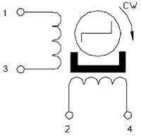 Stepper Motors - TSM49 Wiring Diagram